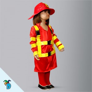 Disfraz Bombero Niña